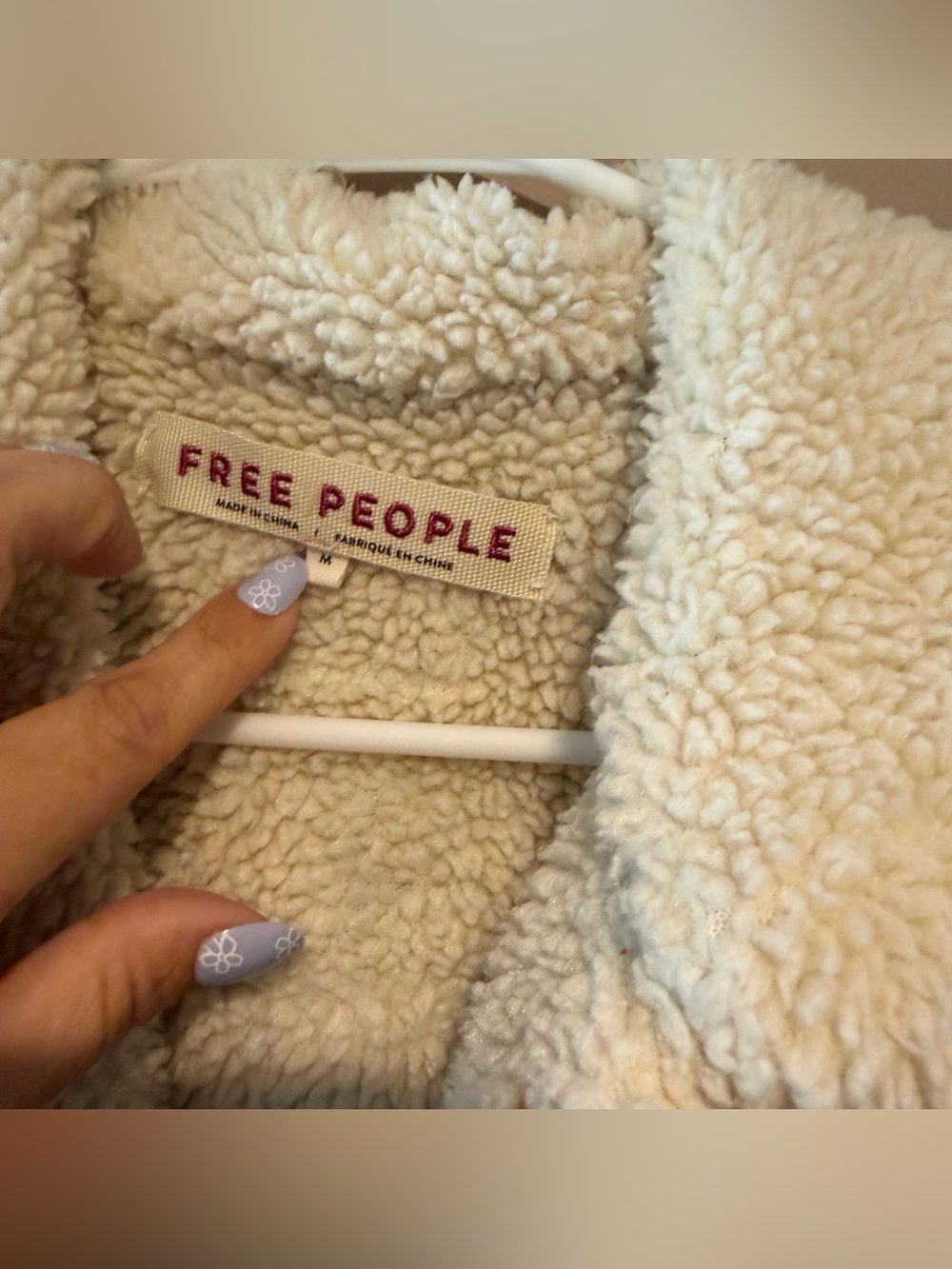 Free People Sherpa Denim Jacket - Picture 3 of 3
